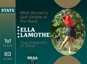 Ella LaMothe, Olivet, MIAA Women's Golf Athlete of the Week 4/8/24