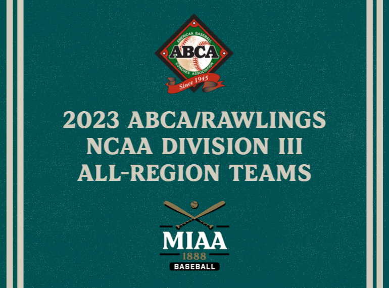 Eight MIAA Baseball Players Receive Regional Recognition From ABCA