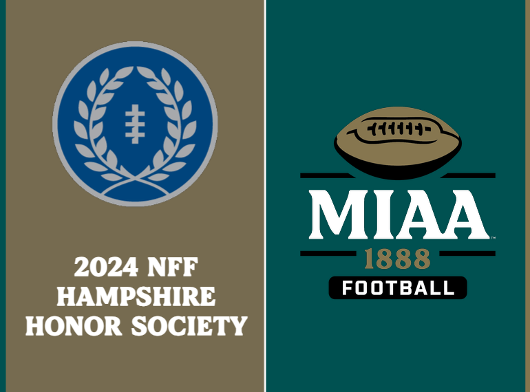 Fifteen MIAA Football Players Members of Record-Breaking 2024 NFF Hampshire Honor Society