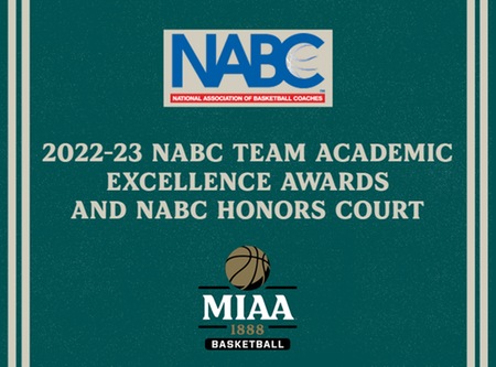 Five MIAA Men's Basketball Programs, Twenty-One Student-Athletes Recognized by NABC for Academic Success