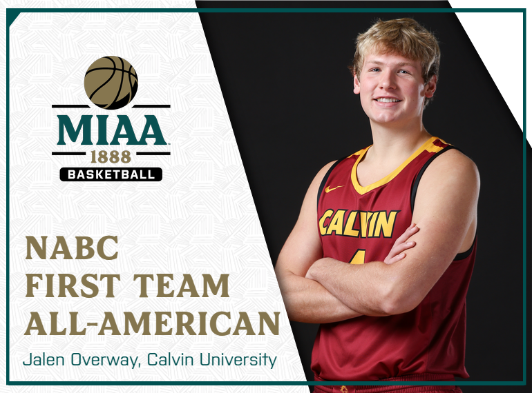 Calvin's Jalen Overway Named NABC 1st Team Division III All-American