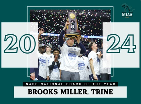 NABC Names Trine University's Brooks Miller National Coach of the Year