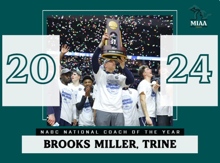 NABC Names Trine University's Brooks Miller National Coach of the Year