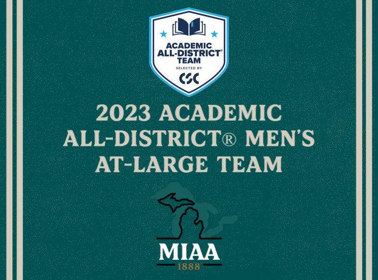 Fifteen MIAA Student-Athletes Announced as CSC Academic All-District&reg; Men's At-Large Honorees