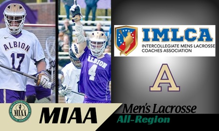 Albion's Hubbell, Brown Named All-Region by IMLCA