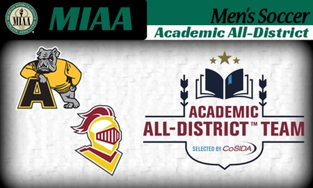 Four MIAA Men's Soccer Players Named CoSIDA Academic All-District