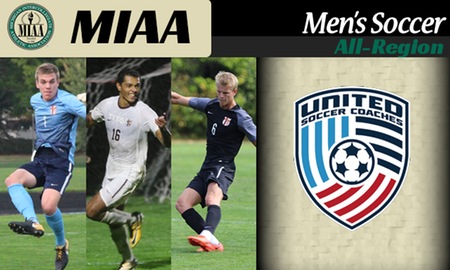 Six MIAA Men's Soccer Players Garner All-Region Honors by United Soccer Coaches