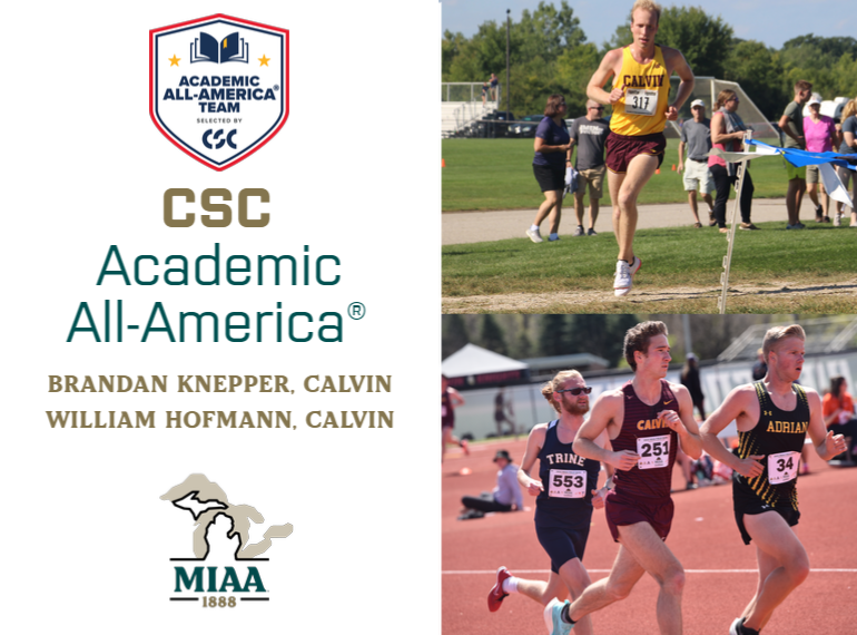 Calvin's Knepper and Hofmann Announced to CSC Men&rsquo;s Track &amp; Field/Cross Country All-America&reg; Team