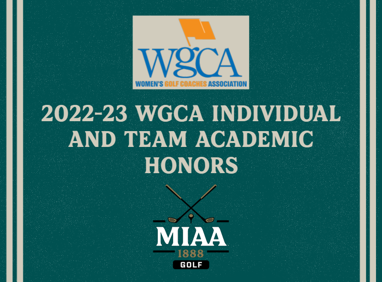 Twenty-Six MIAA Golfers, Three Programs Receive Academic Recognition from WGCA