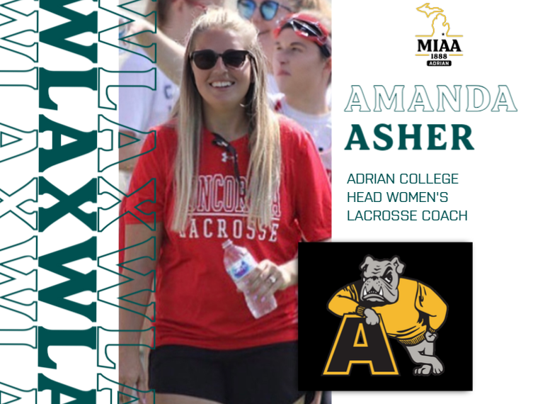Amanda Asher Named Head Coach of Adrian College Women&rsquo;s Lacrosse