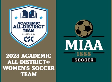 Twenty-Nine MIAA Women's Soccer Players Announced to CSC Academic All-District® Team