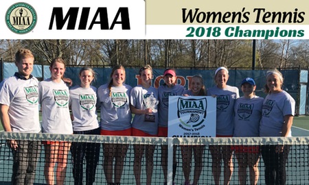 Hope Cruises to MIAA Women's Tennis Tournament Title