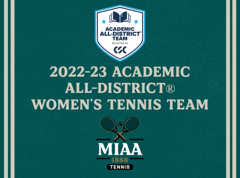 Fourteen MIAA Women's Tennis Players Announced as CSC Academic All-District&reg; Honorees