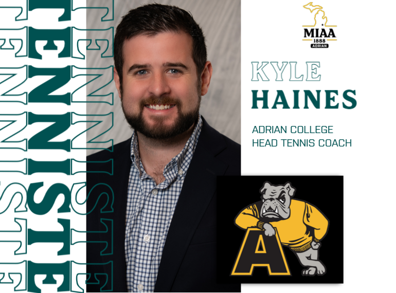 Adrian College Names Kyle Haines Head Coach of the Men's and Women's Tennis Programs