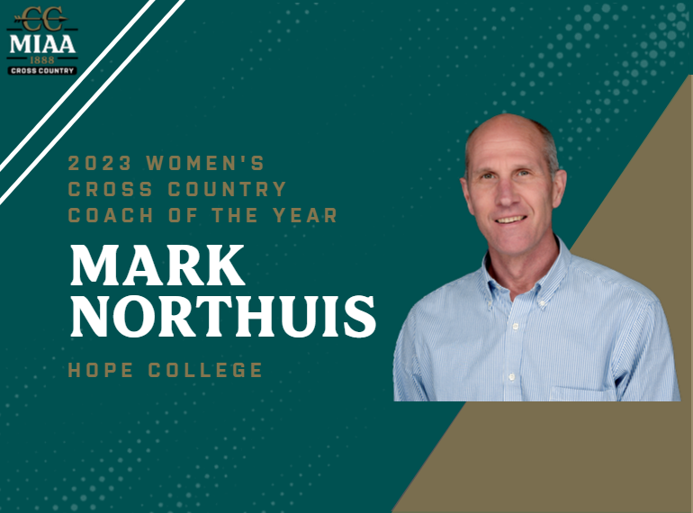 Hope College's Mark Northuis Deemed 2023 MIAA Women's Cross Country Coach of the Year