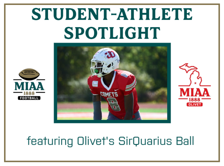#D3MIAA Student-Athlete Spotlight:  SirQuarius Ball, Olivet