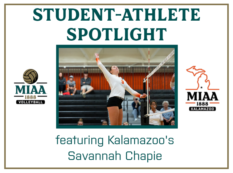 #D3MIAA Student-Athlete Spotlight:  Savannah Chapie, Kalamazoo