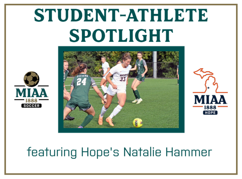 #D3MIAA Student-Athlete Spotlight:  Natalie Hammer, Hope