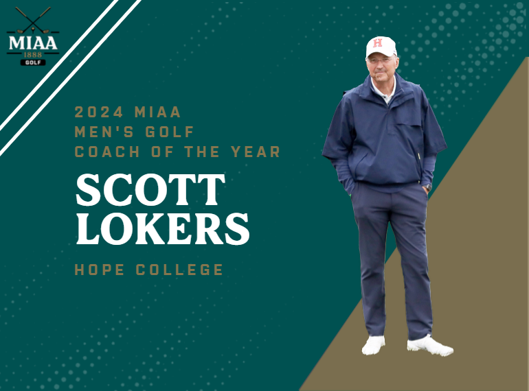 Hope College's Scott Lokers Named 2024 MIAA Men's Golf Coach of the Year